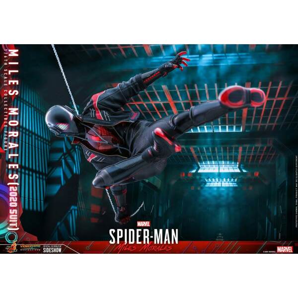 Figura Miles Morales Suit 2020 Marvel Spider Man Video Game Masterpiece 1 6 Hot Toys 30 Cm 3