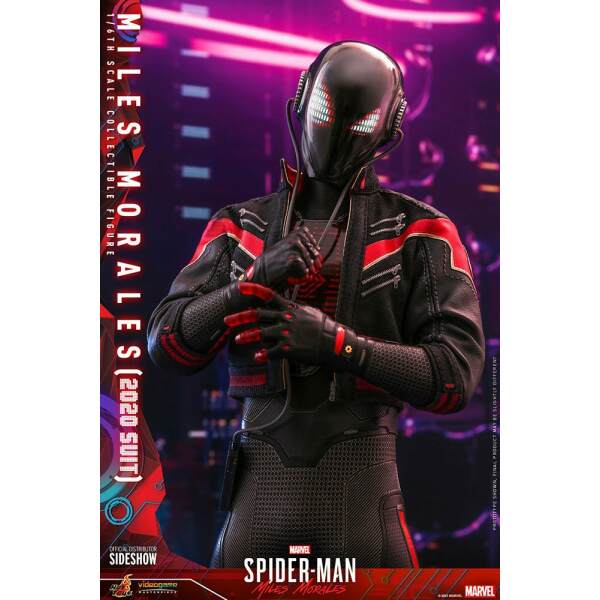 Figura Miles Morales Suit 2020 Marvel Spider Man Video Game Masterpiece 1 6 Hot Toys 30 Cm 6