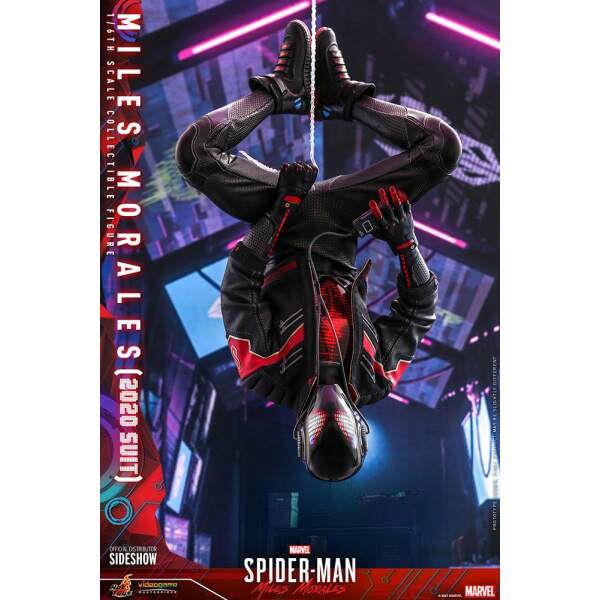 Figura Miles Morales Suit 2020 Marvel Spider Man Video Game Masterpiece 1 6 Hot Toys 30 Cm 7