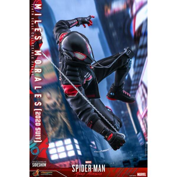 Figura Miles Morales Suit 2020 Marvel Spider Man Video Game Masterpiece 1 6 Hot Toys 30 Cm 8