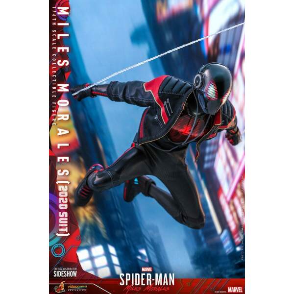 Figura Miles Morales Suit 2020 Marvel Spider Man Video Game Masterpiece 1 6 Hot Toys 30 Cm 9