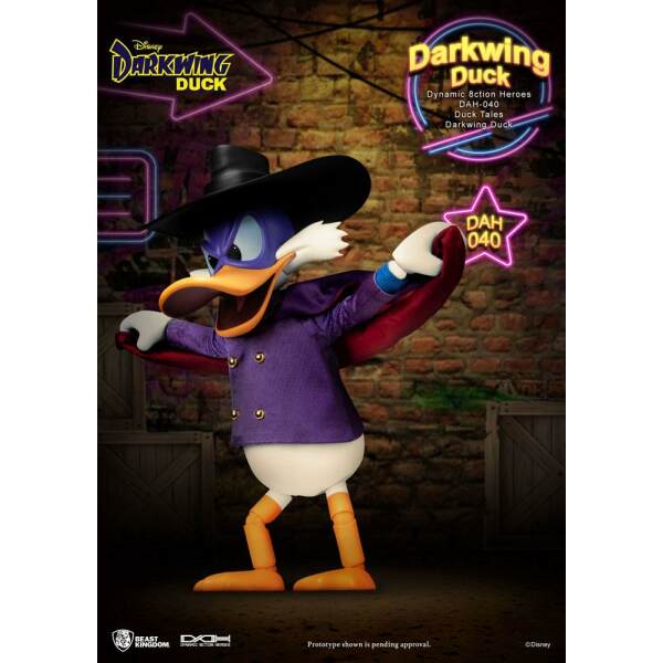 Figura Dynamic 8ction Heroes 1/9 Darkwing Duck Darkwing Duck 16 cm - Collector4u.com