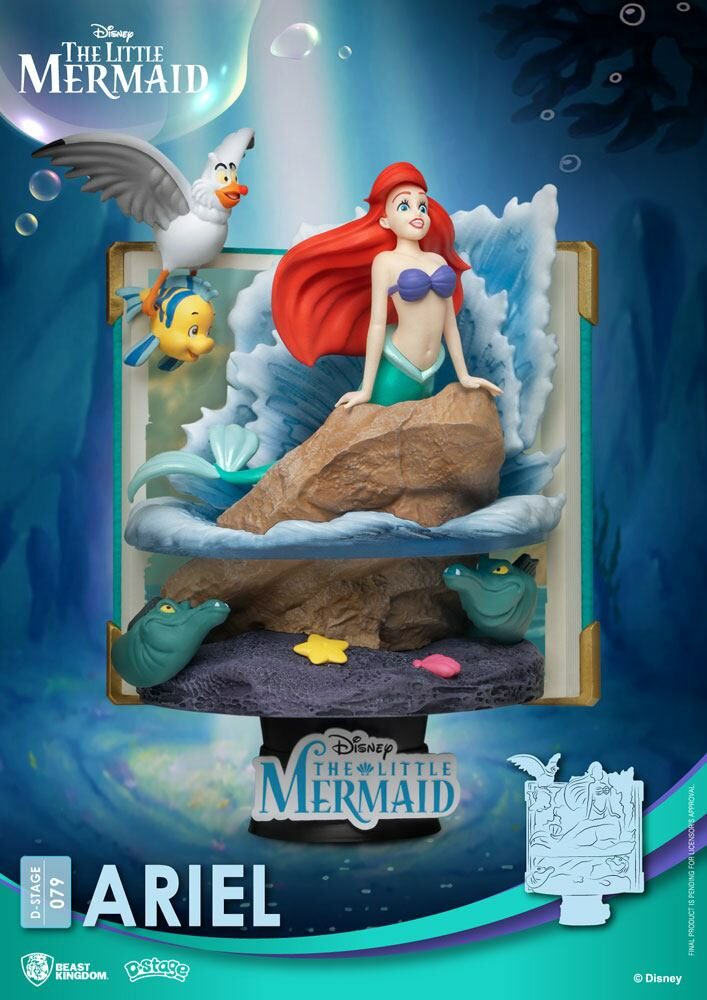 Diorama Ariel Disney PVC D-Stage Story Book Series New Version 15 cm Beast Kingdom