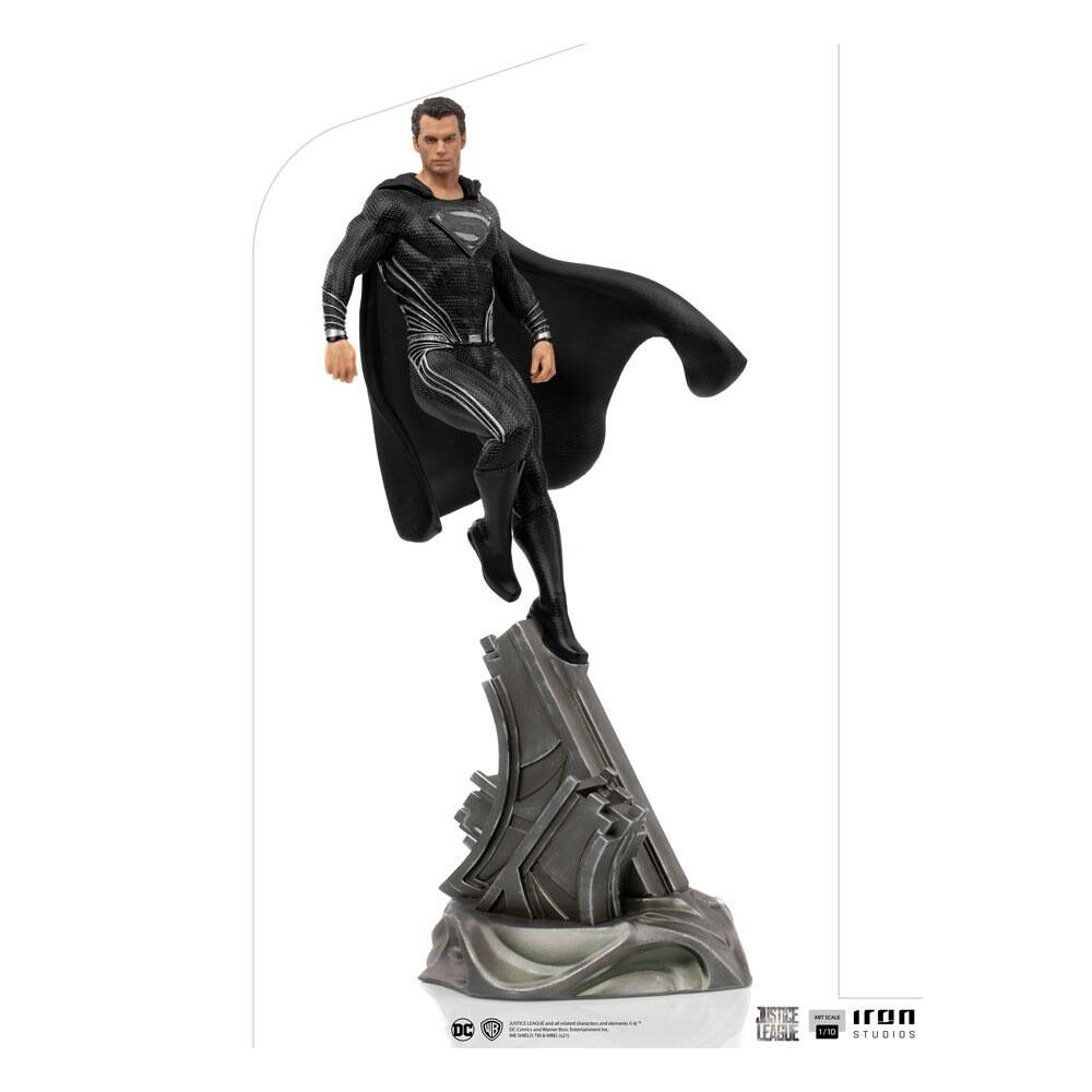 Estatua Superman Zack Snyder’s Justice League 1/10 Art Scale Black Suit 30 cm Iron Studio - Collector4u.com