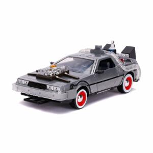 Vehículo DeLorean Regreso al Futuro III Réplica Diecast Model Hollywood Rides 1/24 Time Machine Jada Toys collector4u.com