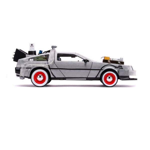 Vehículo DeLorean Regreso al Futuro III Réplica Diecast Model Hollywood Rides 1/24 Time Machine Jada Toys - Collector4U.com