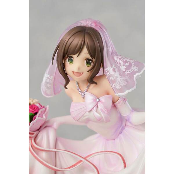 Estatua Miku Maekawa The Idolmaster Cinderella Girls PVC 1/7 Dreaming Bride Ver. Limited 24 cm Knead - Collector4U.com