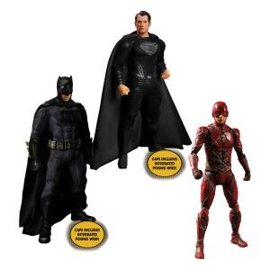 Figuras Justice League Zack Snyder 1/12 Deluxe Steel Box Set 15 - 17 cm One:12 Mezco Toys - Collector4U.com