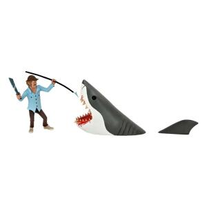 Pack de 2 Figuras Toony Terrors Jaws & Quint Tiburón 15cm NECA