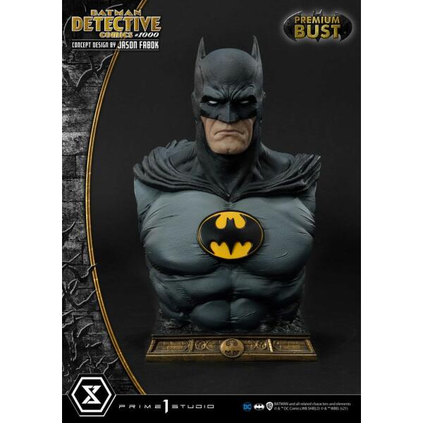 Busto Batman Detective Comics DC Comics #1000 Concept Design by Jason Fabok 26 cm - Collector4U.com