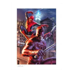 Litografia Daredevil & Spider-Man Marvel 46 x 61 cm – Sin Enmarcar - Collector4u.com