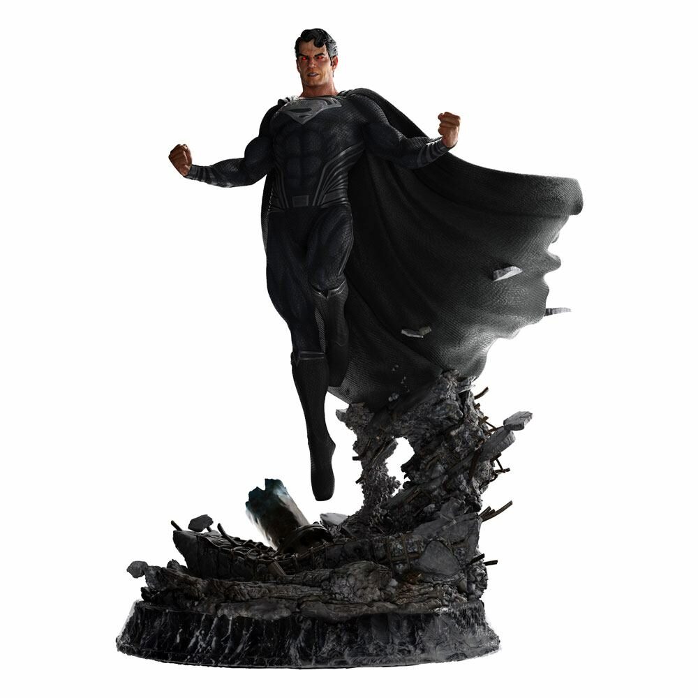 Estatua Superman La Liga de la Justicia de Zack Snyder 1/4 Black Suit 65 cm Weta - Collector4u.com