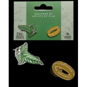 Pins Elfen Leaf & One Ring El Señor de los Anillos Pack de 2 Weta - Collector4u.com