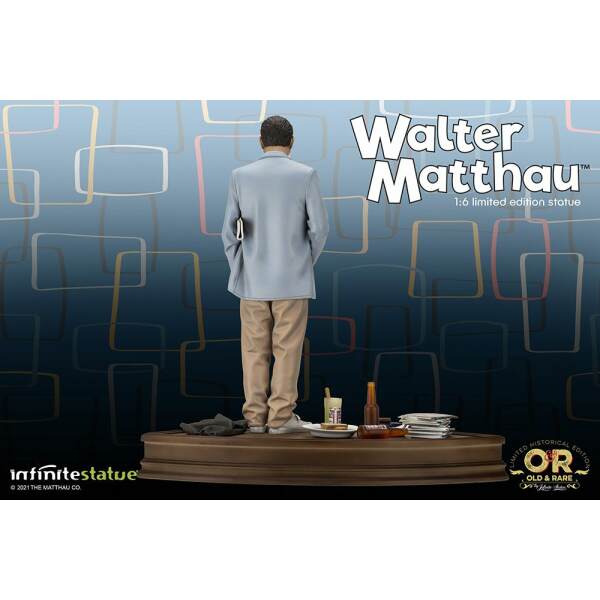 Estatua Walter Matthau La Extraña pareja, Old & Rare Infinite Statue 32cm - Collector4U.com
