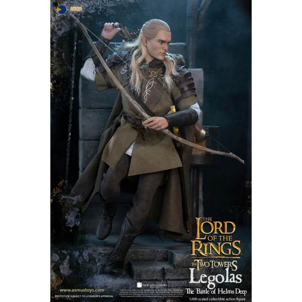 Figura Legolas Helms Deep El Señor de los Anillos: las dos torres 1/6 Asmus Toys  30 cm - Collector4U.com