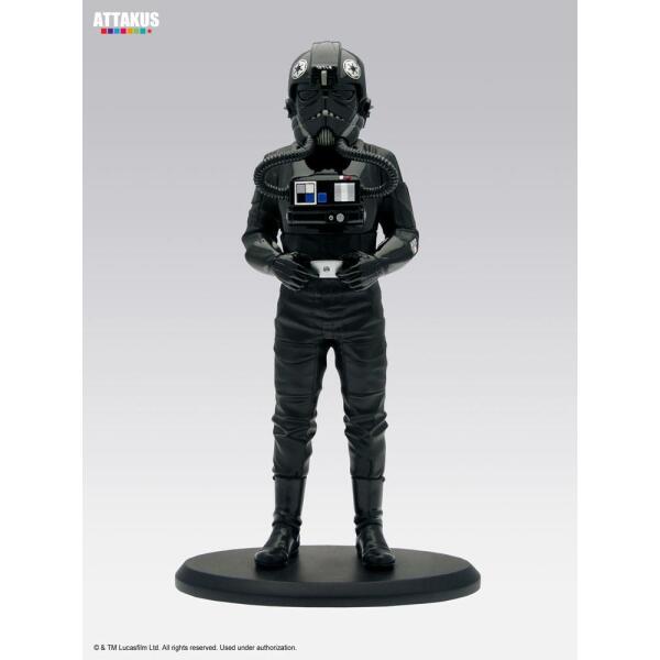 Estatua Tie Fighter Pilot Star Wars Elite Collection Attakus 18 cm