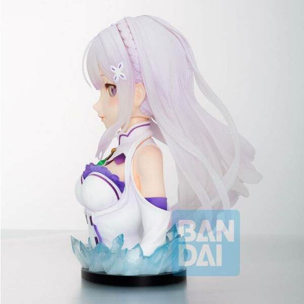 Busto Emilia Re:Zero PVC Ichibansho (May The Spirit Bless You) 23 cm Bandai - Collector4U.com