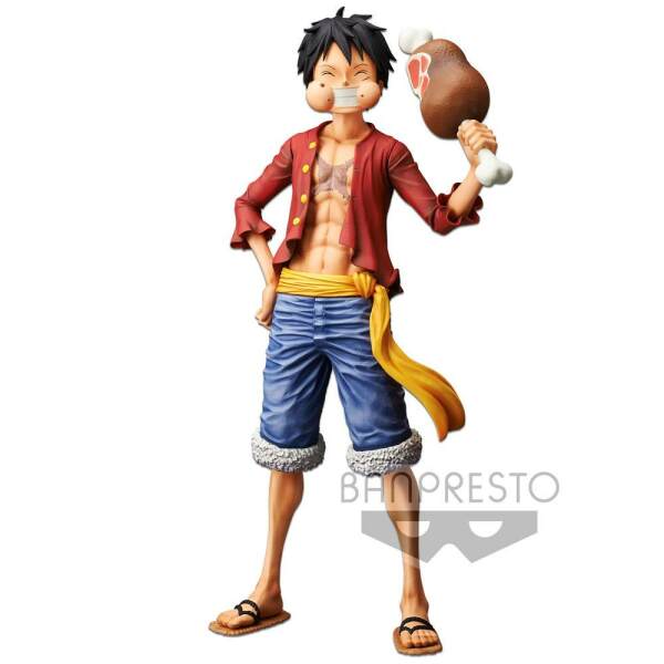 Estatua Monkey D. Luffy One Piece Grandista Nero Banpresto 27 cm - Collector4U.com
