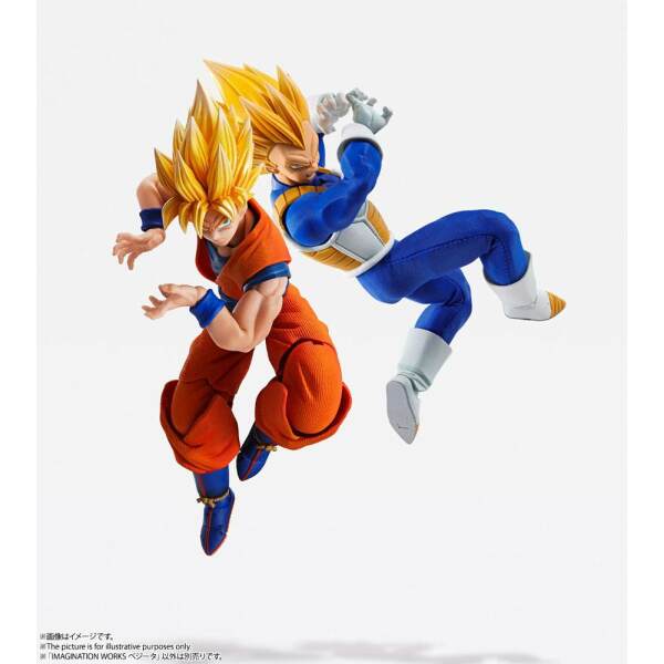Figura Vegeta Dragon Ball Z Imagination Works 17 cm Bandai - Collector4U.com