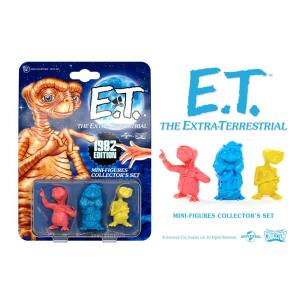 Pack de 3 Minifiguras E.T. El Extraterrestre Collector’s Set 1982 Edition 5 cm collector4u.com