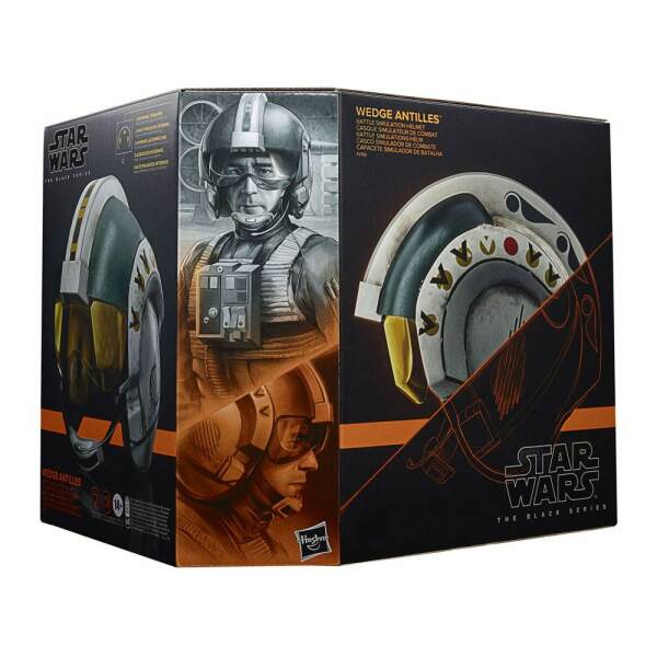 Casco Electrónico Wedge Antilles Star Wars Episode IV Black Series Battle Simulation Helmet Hasbro - Collector4U.com