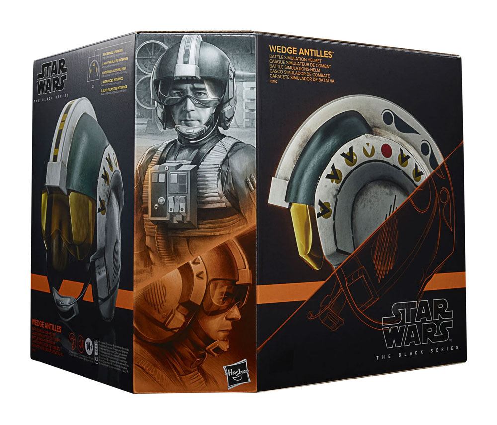 Casco Electrónico Wedge Antilles Star Wars Episode IV Black Series Battle Simulation Helmet Hasbro - Collector4U.com