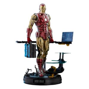Figura Iron Man Deluxe Version The Origins Collection Marvel, Comic Masterpiece 1/6 Hot Toys 33 cm - Collector4U.com