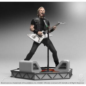 Estatua James Hetfield Metallica Rock Iconz Limited Edition 22 cm Knucklebonz - Collector4u.com