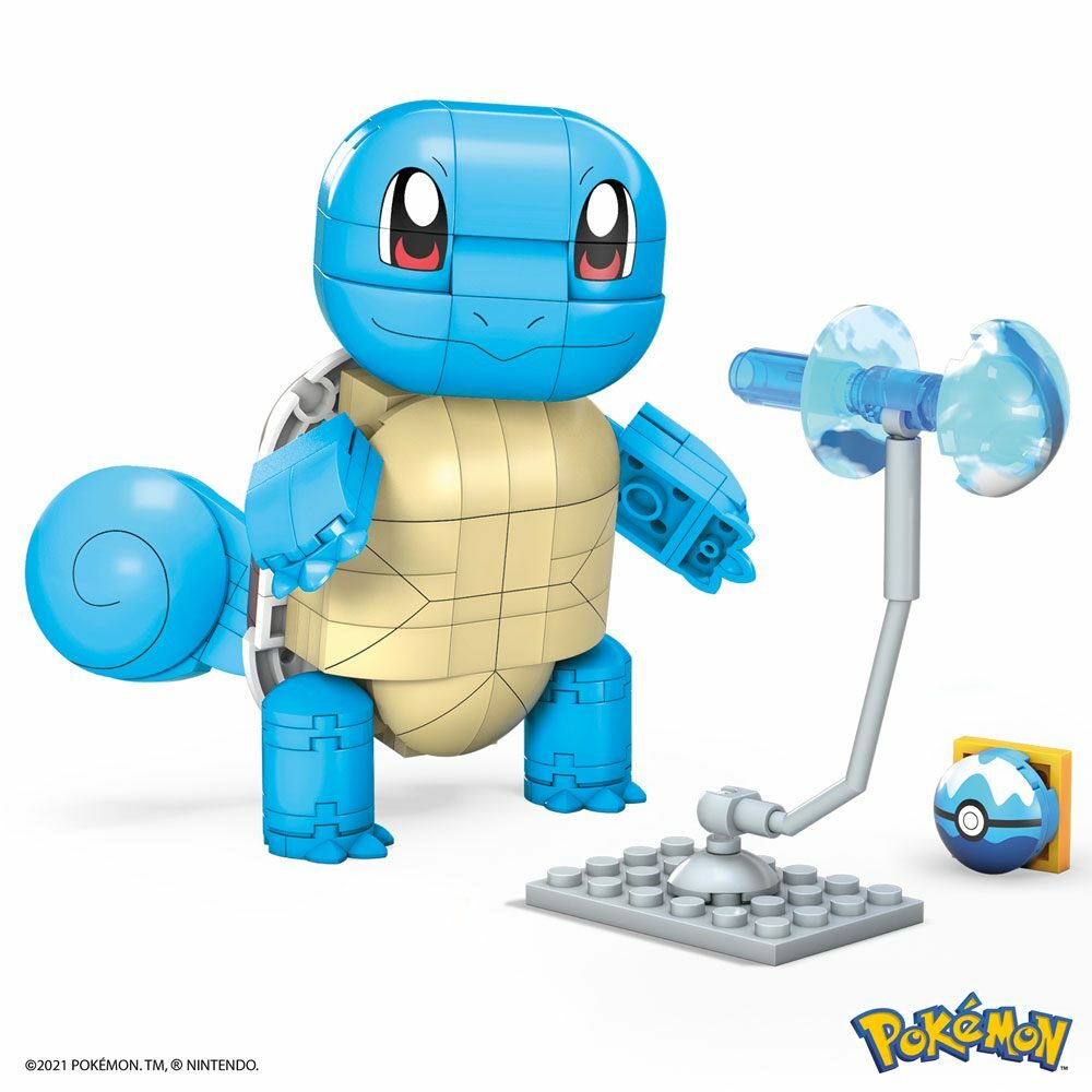 Kit de Construcción Squirtle Pokémon Mega Construx Wonder Builders 10 cm Mattel