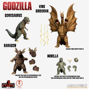 Figuras Godzilla: Invasión extraterrestre 5 Points XL Deluxe Box Set Round 2 11 cm Mezco collector4u.com