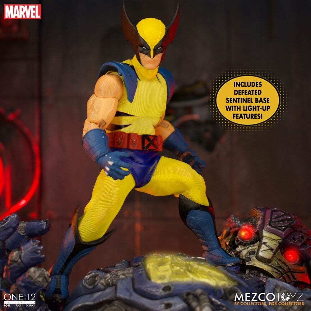 Figura Wolverine Marvel Universe 1/12 Deluxe Steel Box Edition 16 cm One:12 Mezco Toys - Collector4u.com
