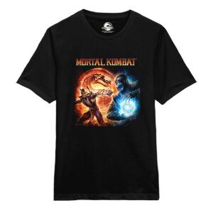 Camiseta Mortal Kombat Fire and Ice talla XL collector4u.com
