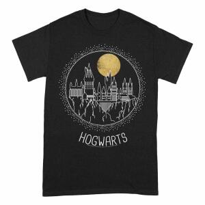 Camiseta Hogwarts Line Art Harry Potter talla L - Collector4u.com