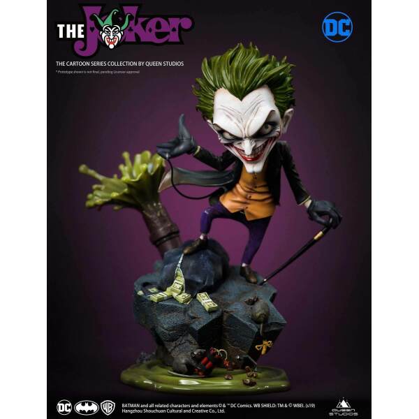 Estatua The Joker DC Cartoon Series 1/3 25 cm Queen Studios - Collector4U.com