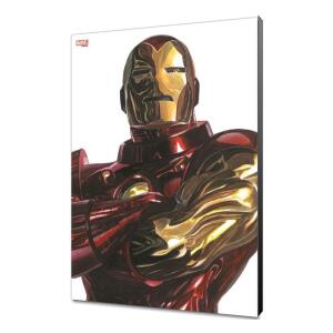 Póster de madera Alex Ross Marvel Avengers Collection – Iron Man 30 x 45 cm - Collector4u.com