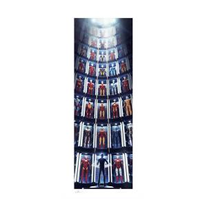 Litografia Iron Man: Hall of Armor Marvel GITD 41 x 99 cm – Sin Enmarcar - Collector4u.com