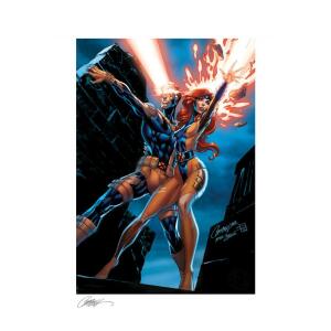 Litografía Uncanny X-Men: Cyclops and Jean Grey, Marvel Comics 46 x 61cm - Collector4u.com