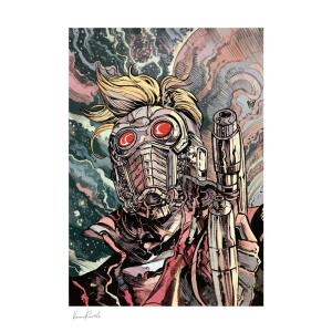 Litografia Star-Lord Marvel 46 x 61 cm Sin Enmarcar Sideshow - Collector4u.com