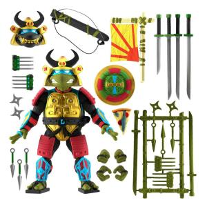 Figura Leo the Sewer Samurai Tortugas Ninja Ultimates Super7 18cm - Collector4u.com