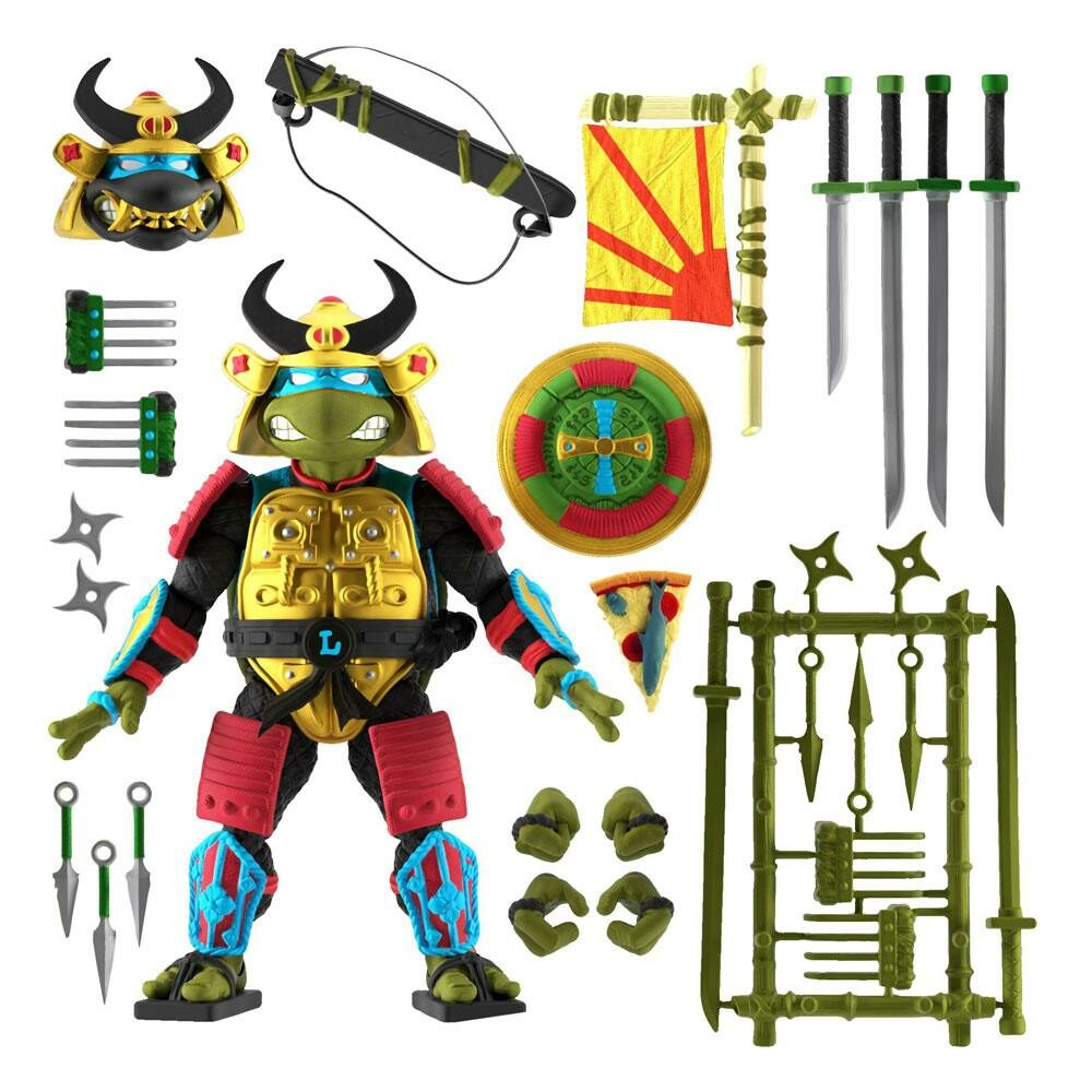 Figura Leo the Sewer Samurai Tortugas Ninja Ultimates Super7 18cm