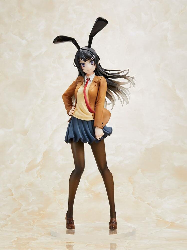 Estatua Mai Sakurajima Mai Uniform Bunny Ver. Rascal Does Not Dream of Bunny Girl Senpai  23 cm - Collector4u.com