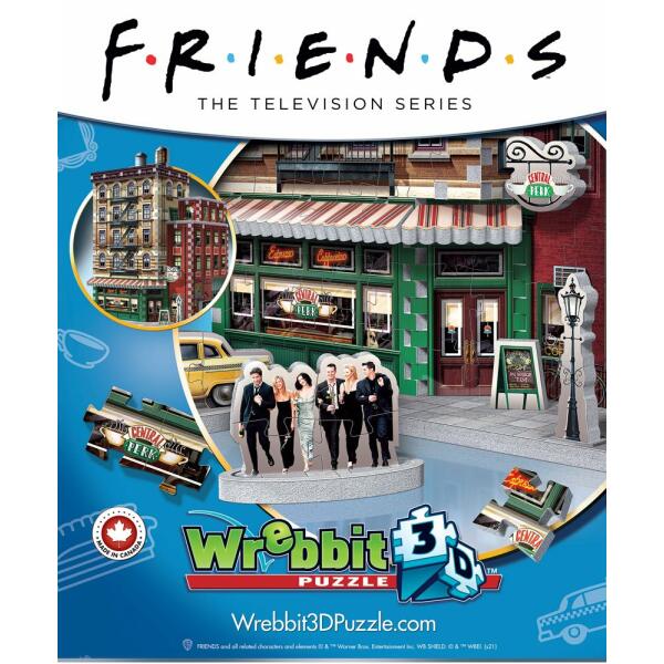 Puzzle 3D Central Perk Friends (440 piezas) Wrebbit - Collector4u.com
