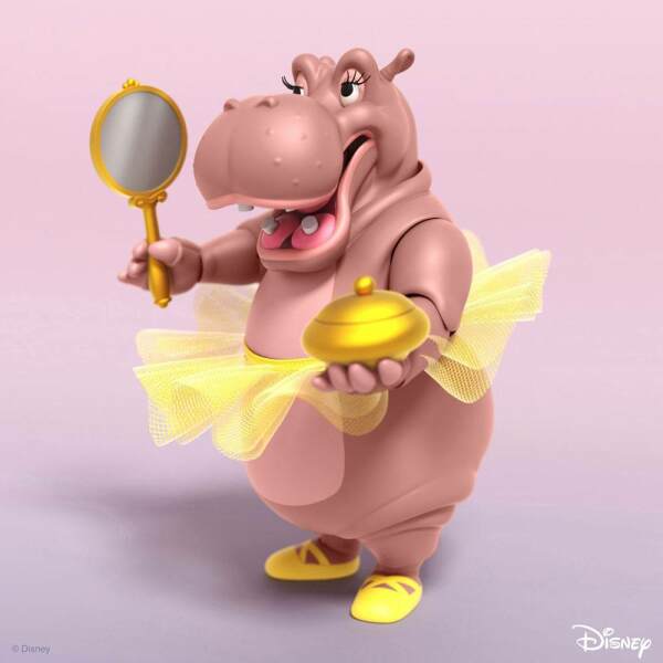 Figura Hyacinth Hippo Fantasia Disney Ultimates 18cm Super7 3