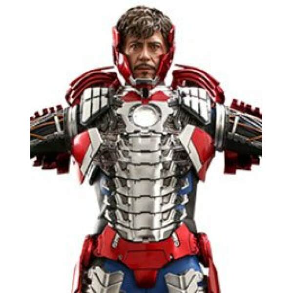 Figura Tony Stark Mark V Suit Up Version Deluxe Iron Man 2 Movie Masterpiece 1 6 Hot Toys 31cm 7