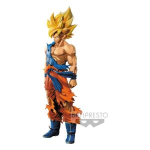 Figura Super Saiyan Goku Dragon ball Z Master Stars Piece Manga Dimensions 34 cm Banpresto - Collector4u.com