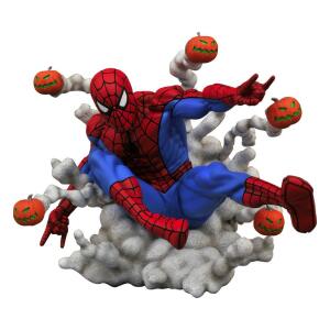 Estatua Spider-Man Marvel Comic Gallery Pumpkin Bombs 15 cm Diamond Select - Collector4u.com