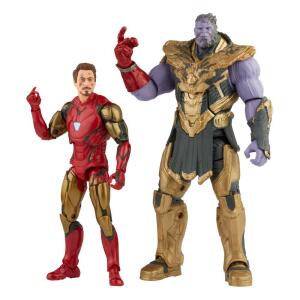 Figuras Iron Man & Thanos (Endgame) The Infinity Saga Marvel Legends Series 2021 15 cm Hasbro - Collector4u.com