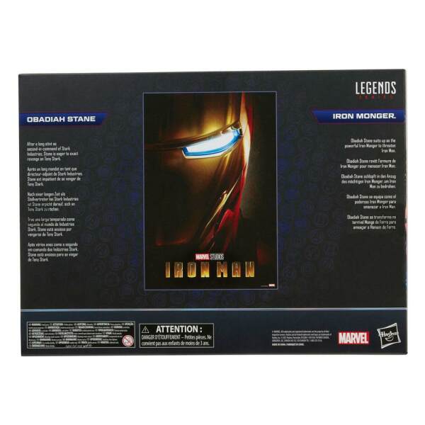 Figura Obadiah Stane Iron Monger (Iron Man) The Infinity Saga Marvel Legends 2021 Pack de 2 Hasbro 15cm - Collector4U.com