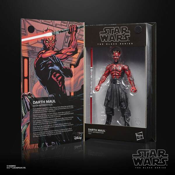 Figura Darth Maul Sith Apprentice Star Wars Black Series Lucasfilm 50th Anniversary Figura 2021 Hasbro 15cm - Collector4U.com