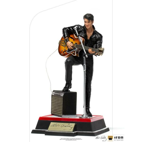 Estatua Elvis Presley 1/10 Deluxe Art Scale Comeback Special 23 cm Iron Studios - Collector4u.com